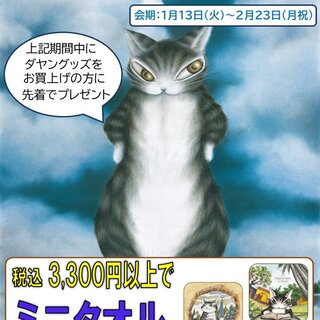 有隣堂たまプラーザテラス店（神奈川県）／「猫のダヤンフェア」開催の